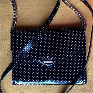 kate spade authentic mini shoulder w polka dots